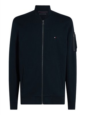 Tommy Hilfiger Essential Intechno Zip Thru Sweatshirt - Navy - L