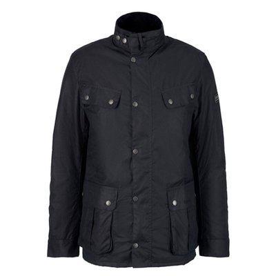 Barbour International Re-Duke Wax Jacket - Black - M