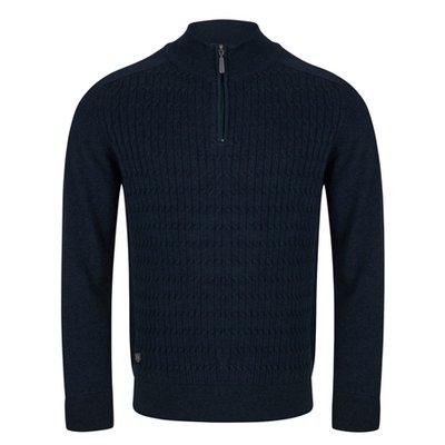 6th Sense Diego 1/4 Zip Jumper - Green - XL