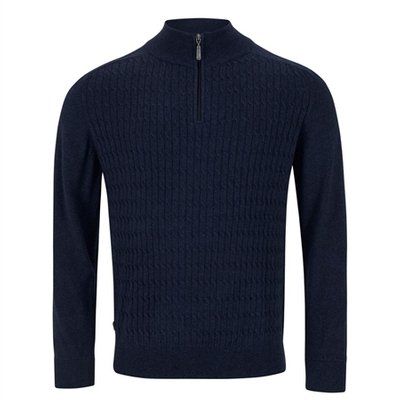 6th Sense Diego 1/4 Zip Jumper - Navy - 2XL