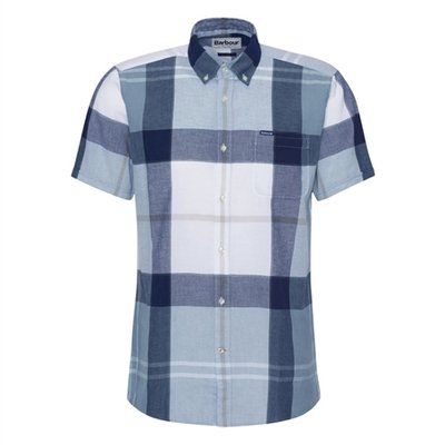 Barbour Douglas S/S Tailored Shirt - Blue - M