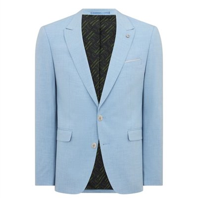 Remus Uomo Massa Suit Jacket - Pale Blue - 40R