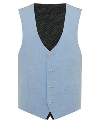 Remus Uomo Massa Waistcoat - Pale Blue - 40R