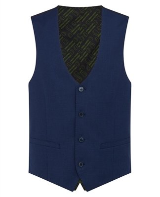 Remus Uomo Lucian Waistcoat - Blue - 42R