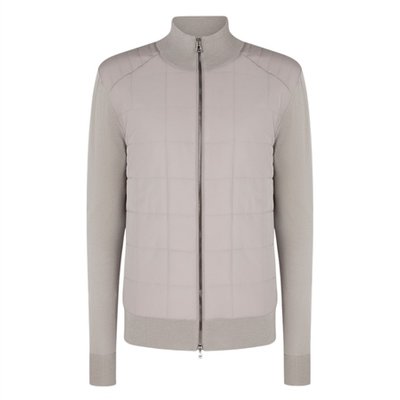 Belstaff Kelbrook Zip Cardigan - Pumice Grey - L