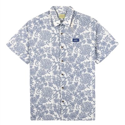 Oxbow Barrel Print Shirt - Salt - M