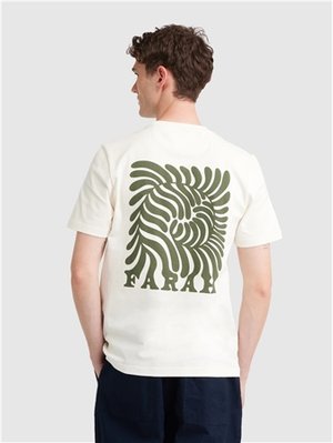 Farah Amesbury Graphic T-shirt - Beige - S