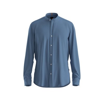 Boss Race 1 Oxford Cotton Shirt - Blue - M