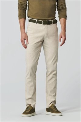 Meyer Roma Regular Fit Chinos - Beige - 38/30