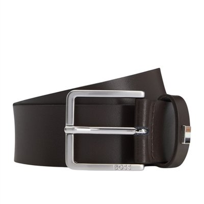 Boss Ther-Flag-E Italian-Leather Belt - Brown - 95
