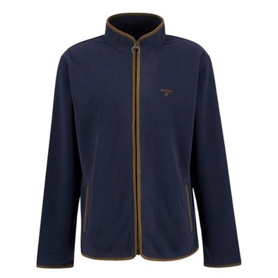 Barbour Harwood Zip Thru Fleece - Navy - XL