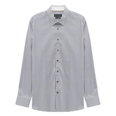 Bugatti Casual Pattern Shirt - Grey - M