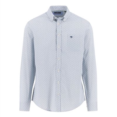Fynch Hatton Seasonal Combi Print Button Down Shirt - Green - M