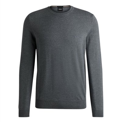 Boss Botto-l Crew Neck Knitwear - Grey - 2XL