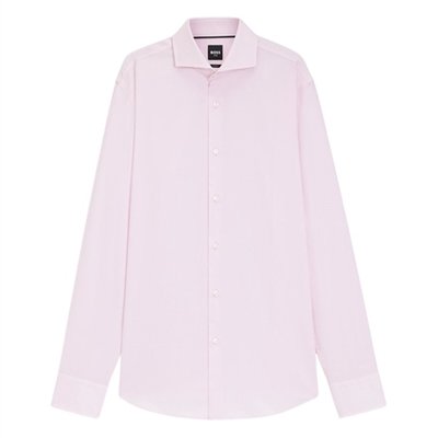 Boss H-Hank Slim-fit Wrinkle Rresistant Oxford Shirt - Pink - 2XL