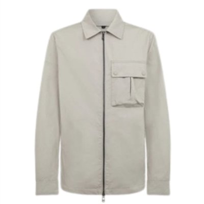 Belstaff Drome Overshirt Cement Grey - Grey - S