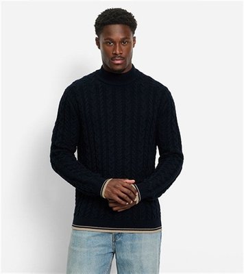 Olymp Roll Neck Sweater - Navy - M
