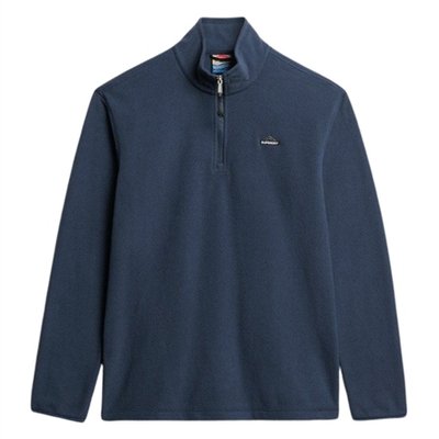 Superdry Polar Fleece Half Zip - Navy - L