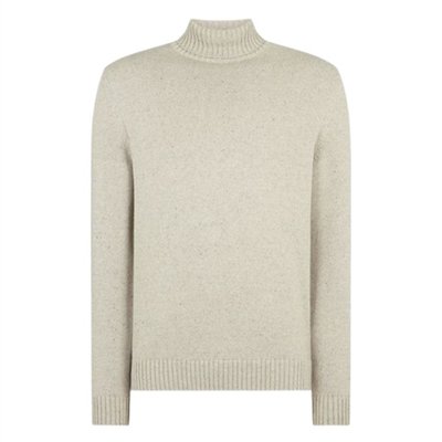 Remus Uomo Roll Neck Sweater - Grey - XL