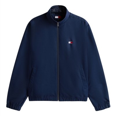 Tommy Jeans Essential Water Repellent Zip-Thru Jacket - Navy - XL