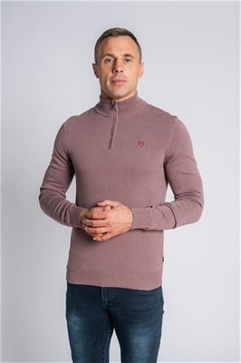 Xv Kings Perpignan Half Zip Jumper - Winter Cherry Pink - XL