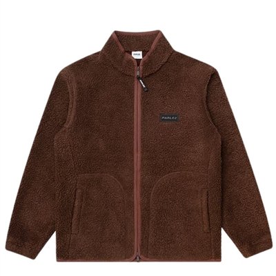 Parlez Amity Zip Thru Fleece Jacket - Coffee Brown - L