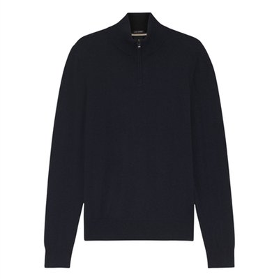 Boss H-Hemarlo Half Zip Sweater - Navy - 2XL