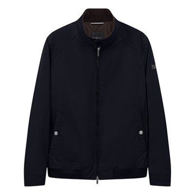 Bugatti Mens Stand Collar Blouson - Navy - 40R