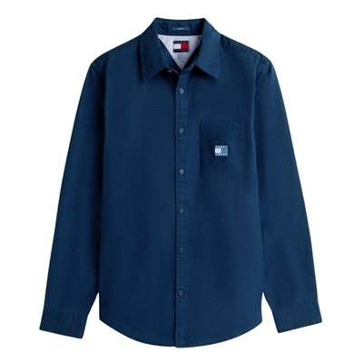 Tommy Jeans Washed Twill Shirt - Navy - XL
