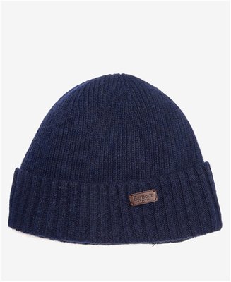 Barbour Carlton Beanie Hat - Blue - One