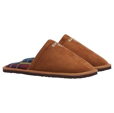 Barbour Everitt Mule Slipper - Brown - 44