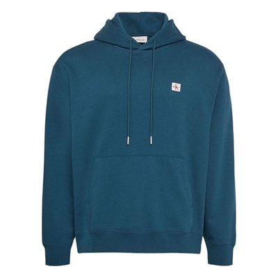 Calvin Klein Jeans Terry Monologo Badge Hoodie - Navy - XL