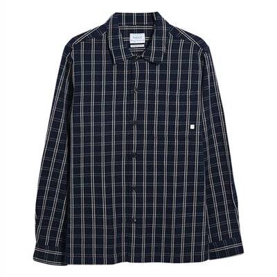 Farah Wallasey Check Overshirt - Navy - L