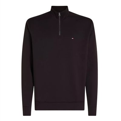 Tommy Hilfiger Essential Intechno Quarter-Zip Sweatshirt - Black - XL