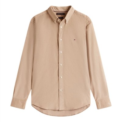 Tommy Hilfiger Solid Corduroy Shirt - Beige - XL
