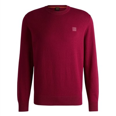 Boss Kanovano Cotton-Cashmere Sweater - Red - M