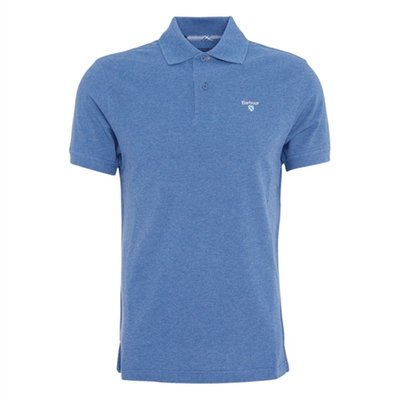 Barbour Tartan Pique Polo Shirt - Dark Blue - M