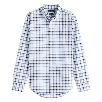 Tommy Hilfiger Heritage Oxford Checked Shirt - Blue - XL