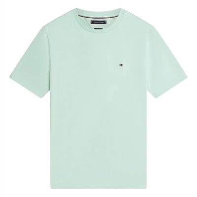 Tommy Hilfiger Flag Embroidery Crew Neck T-Shirt - Mint Green - XL
