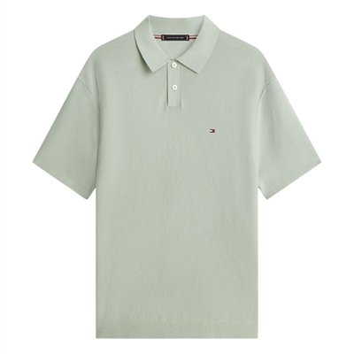 Tommy Hilfiger Cool Touch Structure Polo Shirt - Green - XL