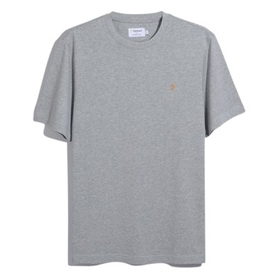 Farah Danny Organic Cotton Regular Fit T-shirt - Grey Marl - S