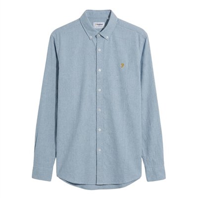 Farah Steen Casual Fit Shirt - Blue - M