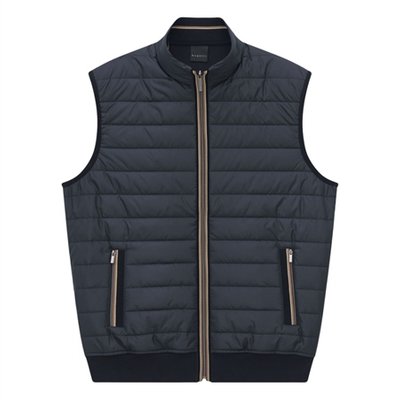 Bugatti Mens Knitted Gilet Waistcoat - Navy - L
