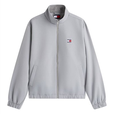 Tommy Jeans Essential Water Repellent Zip-Thru Jacket - Grey - M