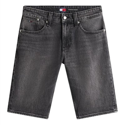 Tommy Jeans Ronnie Slim Denim Shorts - Black - 30
