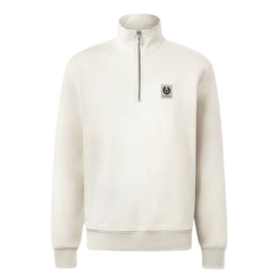 Belstaff Quarter Zip Sweatshirt - Beige - S