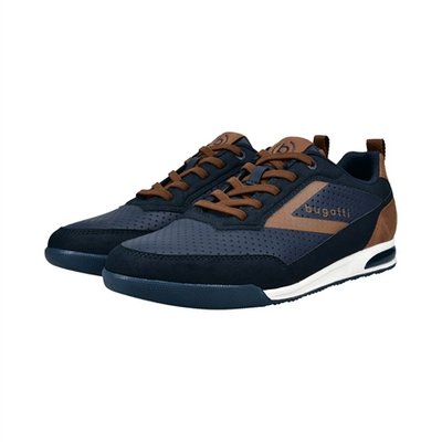 Bugatti Trevor Trainers - Navy/Brown - 41