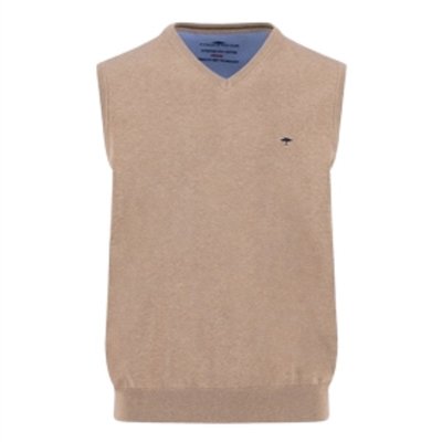 Fynch Hatton Slipover Superfine Sweater - Beige - L