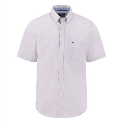 Fynch Hatton Minimal Print Short Sleeved - Beige - L