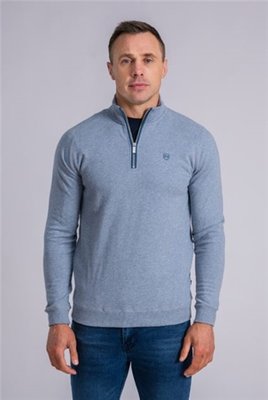Xv Kings Falcons Half Zip Sweatshirt - Sky Blue - M